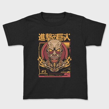 Colossal Titan Face, Tricou Copii