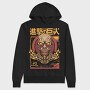 Colossal Titan Face, Hanorac Oversize Barbati (Unisex)