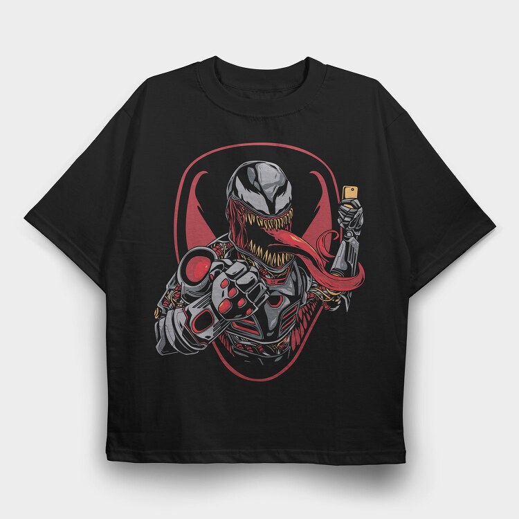 Cyberpunk Warrior, Tricou Oversize Barbati (Unisex)