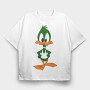 Daffy Duck Dive, Tricou Oversize Barbati (Unisex)