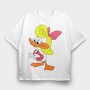 Daisy Duck Dmarcheur, Tricou Oversize Barbati (Unisex)