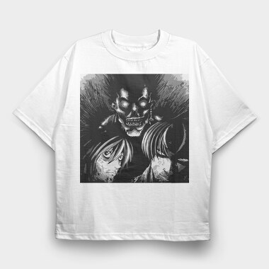 Dark Clown Girl, Tricou Oversize Barbati (Unisex)