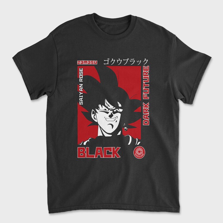 Dark Future Black, Tricou Barbati (Unisex)