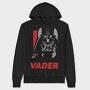 Darth Vader Face, Hanorac Oversize Barbati (Unisex)