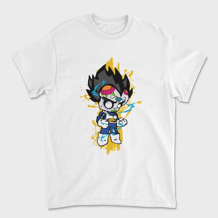Day Of The Dead Vegeta, Tricou Barbati (Unisex)