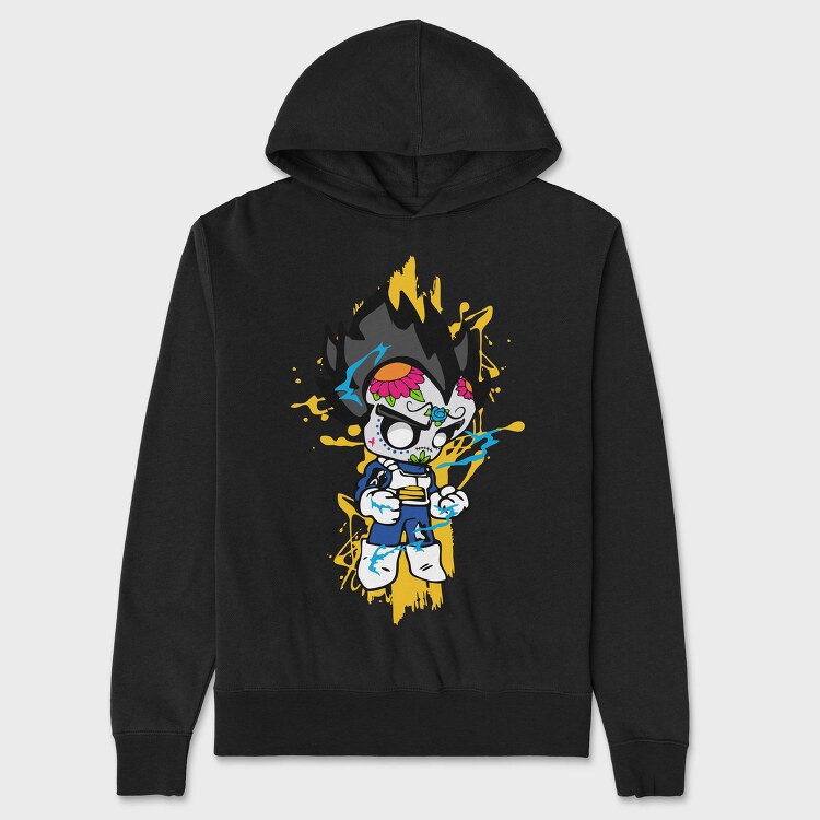 Day Of The Dead Vegeta, Hanorac Oversize Barbati (Unisex)