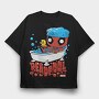 Deadpool Bath Time, Tricou Oversize Barbati (Unisex)