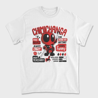 Deadpool Chibi Advice, Tricou Barbati (Unisex)