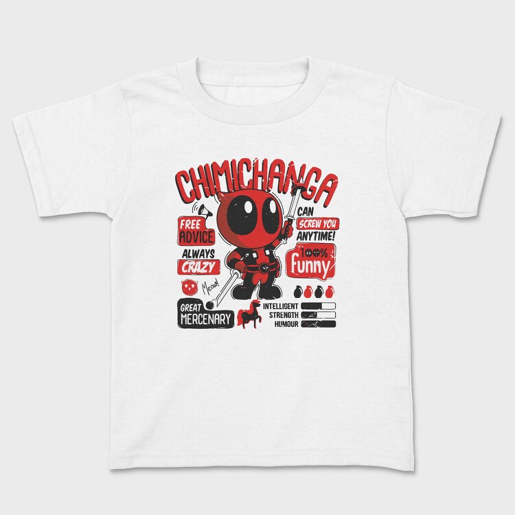 Deadpool Chibi Advice, Tricou Copii