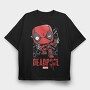 Deadpool Marvel, Tricou Oversize Barbati (Unisex)