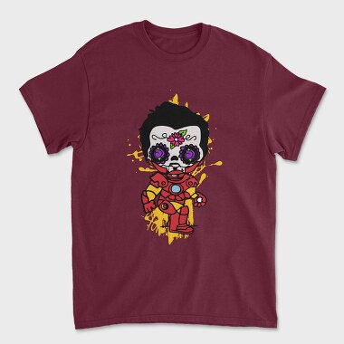 Dia De Los Muertos Ironman, Tricou Barbati (Unisex)