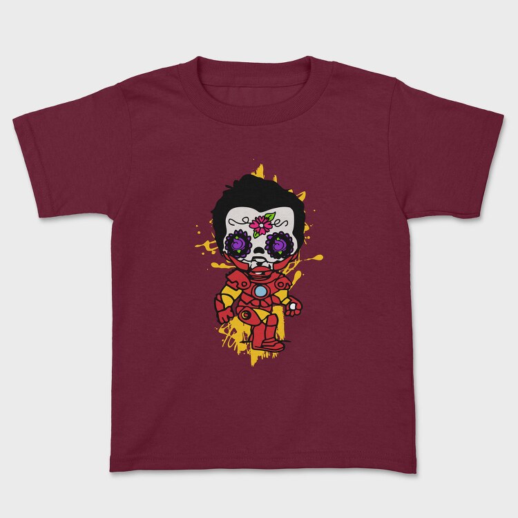 Dia De Los Muertos Ironman, Tricou Copii