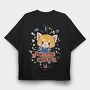 Doge Dont Fck With Me, Tricou Oversize Barbati (Unisex)