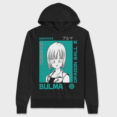 Dragon Ball Bulma Scientist, Hanorac Oversize Barbati (Unisex)