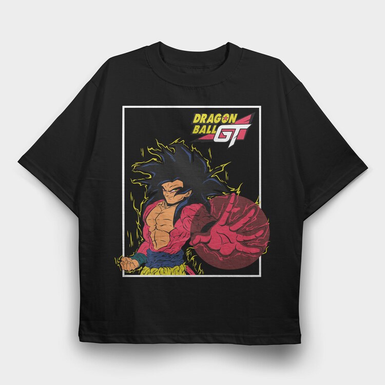Dragonballgt, Tricou Oversize Barbati (Unisex)