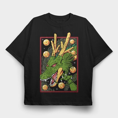 Dragonballz Dragon, Tricou Oversize Barbati (Unisex)