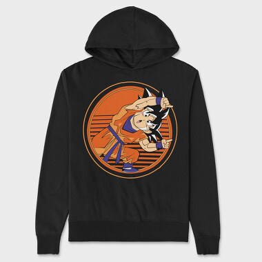 Dragonballz Goku, Hanorac Oversize Barbati (Unisex)