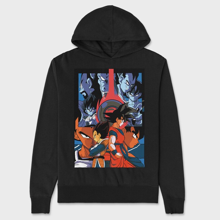 Dragonballz Heroes, Hanorac Oversize Barbati (Unisex)