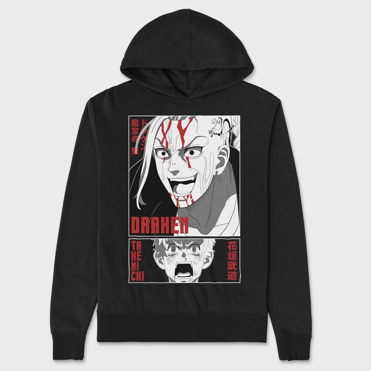 Drakenen Take Michi, Hanorac Oversize Barbati (Unisex)