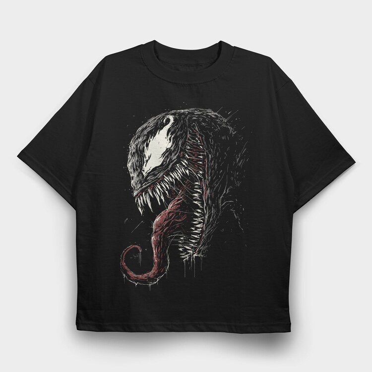 Elephant Blood Sketch, Tricou Oversize Barbati (Unisex)