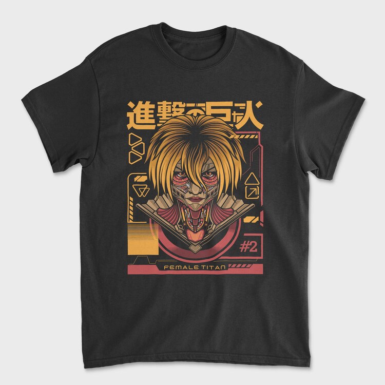 Female Titan 2, Tricou Barbati (Unisex)