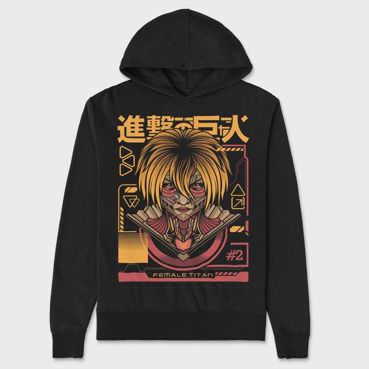 Female Titan 2, Hanorac Oversize Barbati (Unisex)