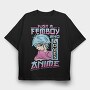 Femboy Who Loves Anime, Tricou Oversize Barbati (Unisex)