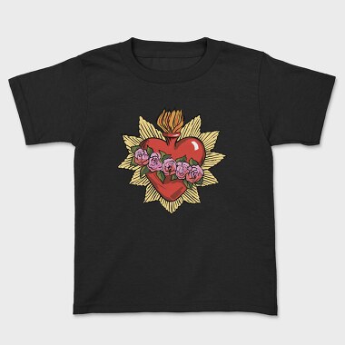 Flaming Heart Roses, Tricou Copii