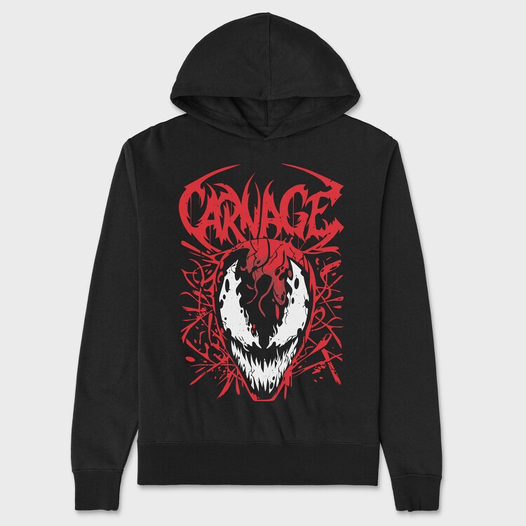 Carnage Heart, Hanorac Oversize Barbati (Unisex)