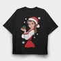 Christmas Belle Gift, Tricou Oversize Barbati (Unisex)