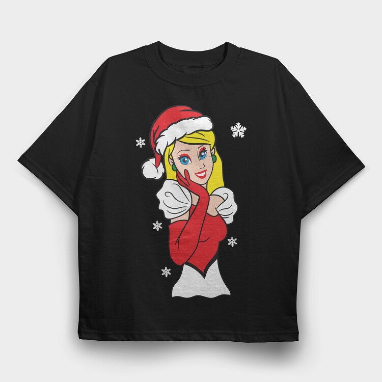 Christmas Cinderella, Tricou Oversize Barbati (Unisex)