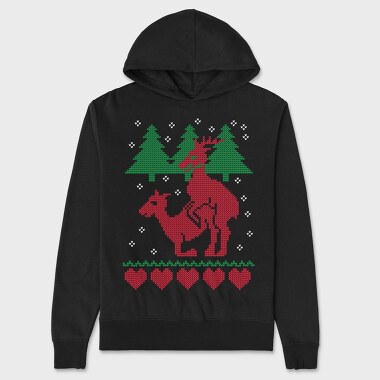 Christmas Sweater 1, Hanorac Oversize Barbati (Unisex)