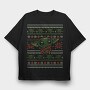 Christmas Sweater Knit 1, Tricou Oversize Barbati (Unisex)