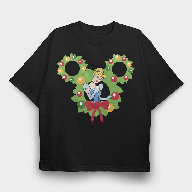 Cinderella Wreath, Tricou Oversize Barbati (Unisex)