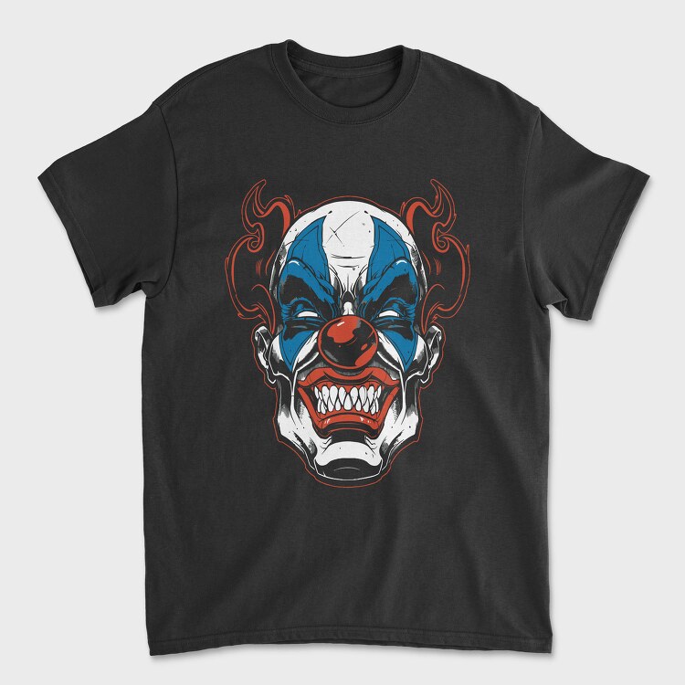 Clown Face Scream, Tricou Barbati (Unisex)