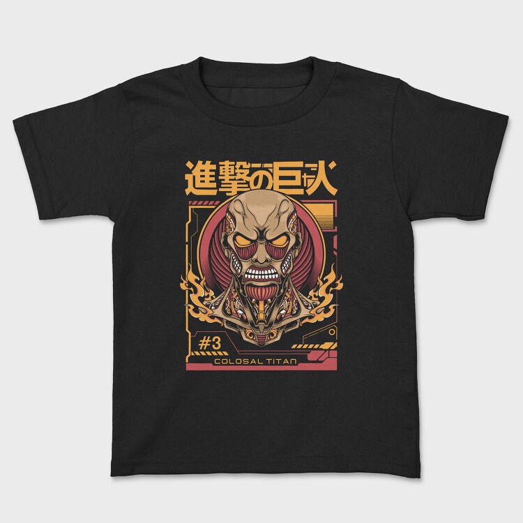 Colossal Titan Face 1, Tricou Copii
