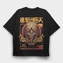 Colossal Titan Face 1, Tricou Oversize Barbati (Unisex)