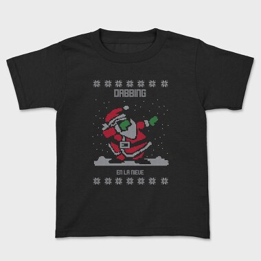 Dabbing Reindeer Sweater, Tricou Copii