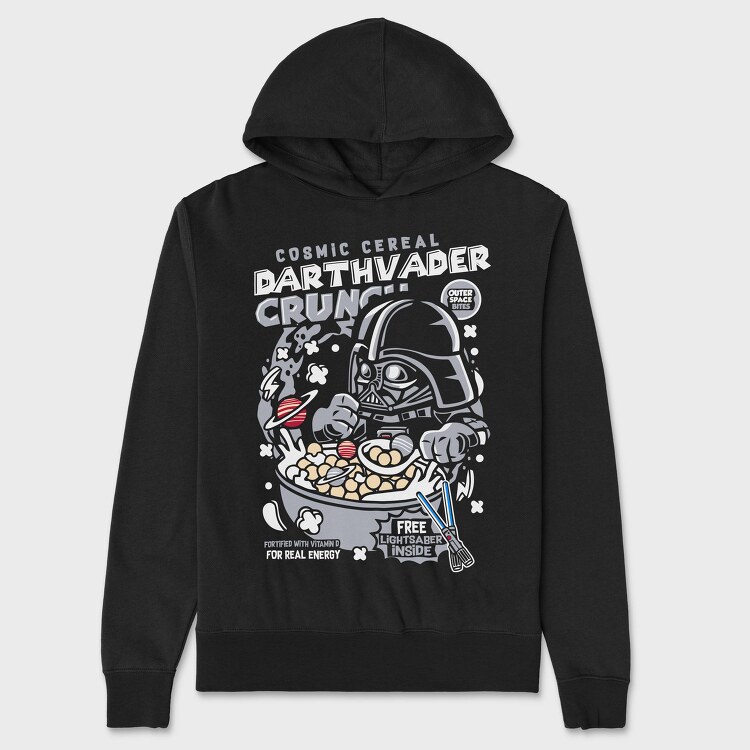 Darth Vader Cereal, Hanorac Oversize Barbati (Unisex)