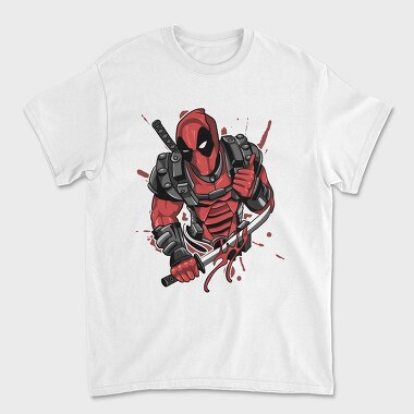 Deadpool Blood Bath, Tricou Barbati (Unisex)