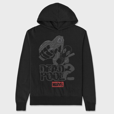 Deadpool Fist Marvel, Hanorac Oversize Barbati (Unisex)