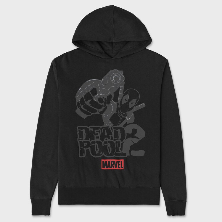 Deadpool Fist Marvel, Hanorac Oversize Barbati (Unisex)