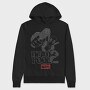 Deadpool Fist Marvel, Hanorac Oversize Barbati (Unisex)