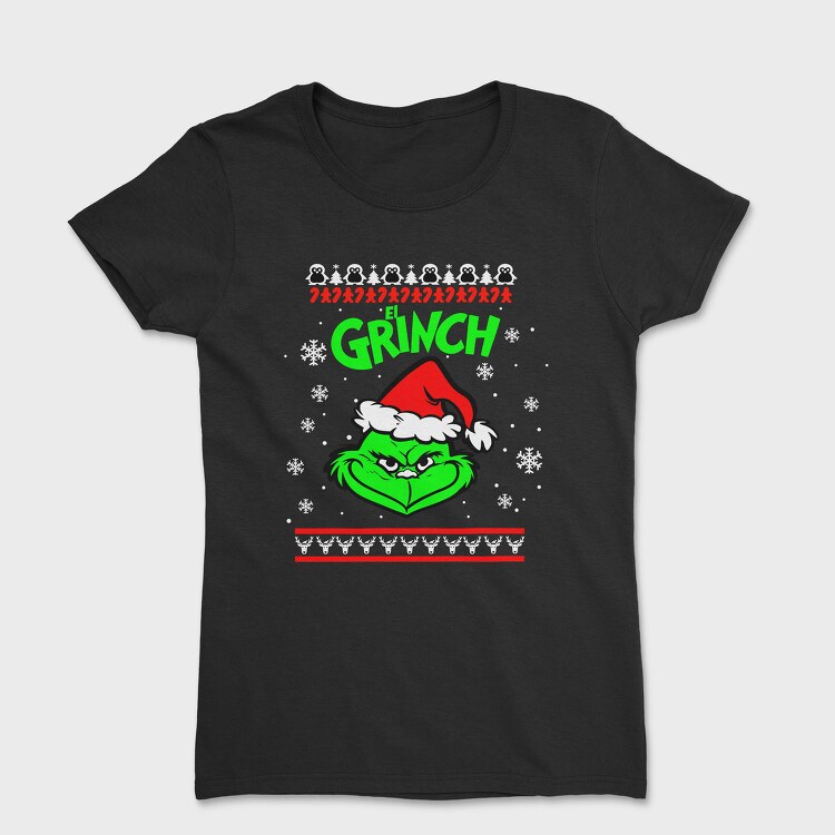El Grinch Xmas, Tricou Femei