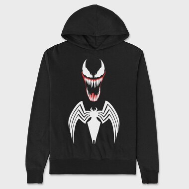 Fangs Of Venom, Hanorac Oversize Barbati (Unisex)
