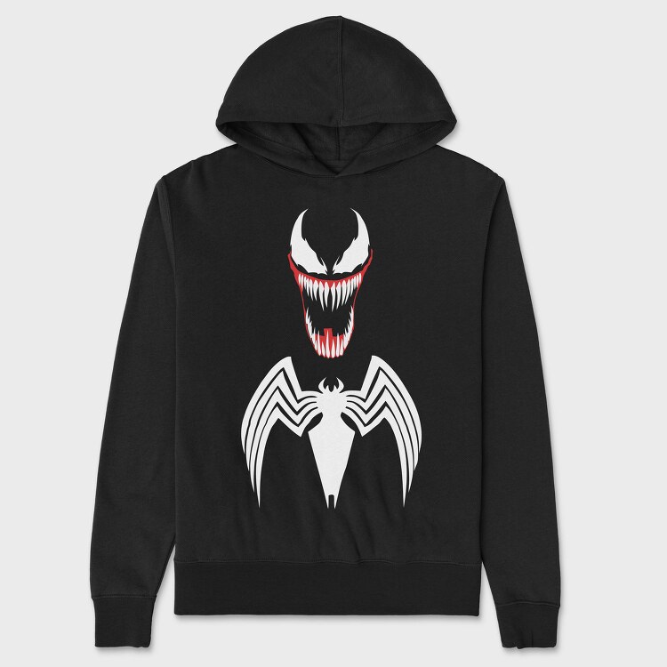 Fangs Of Venom, Hanorac Oversize Barbati (Unisex)