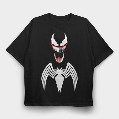 Fangs Of Venom, Tricou Oversize Barbati (Unisex)