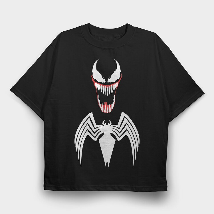 Fangs Of Venom, Tricou Oversize Barbati (Unisex)