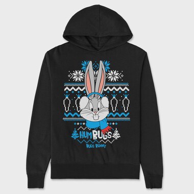 Bunny Holiday Sweater, Hanorac Oversize Barbati (Unisex)