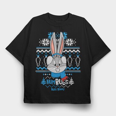Bunny Holiday Sweater, Tricou Oversize Barbati (Unisex)